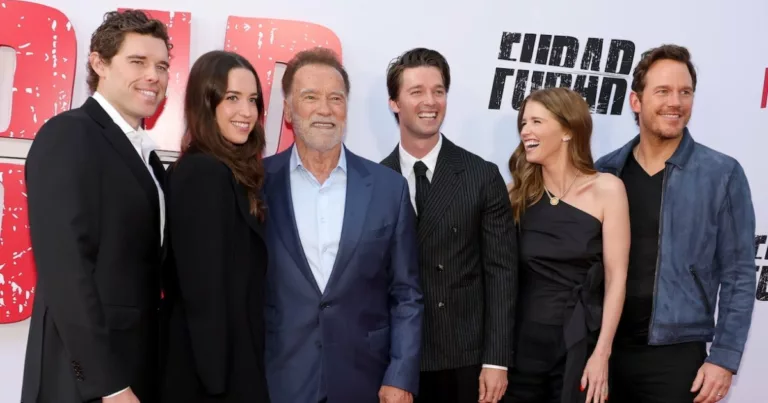 Arnold Schwarzenegger Celebrates FUBAR Premiere with Family and Chris Pratt
