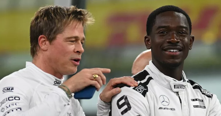 Damson Idris Recalls Hilarious Moment with Brad Pitt on F1 Set