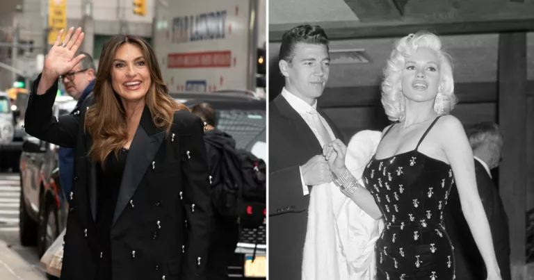 Mariska Hargitay Honors Jayne Mansfield with Stunning Beaded Suit