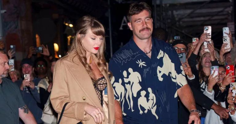 Taylor Swift and Travis Kelce Spotted at Table 13 at Cole Kmets Wedding