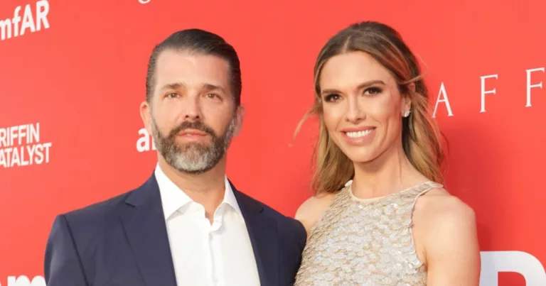 Donald Trump Jr and Bettina Anderson Share Affection at FIFA Event
