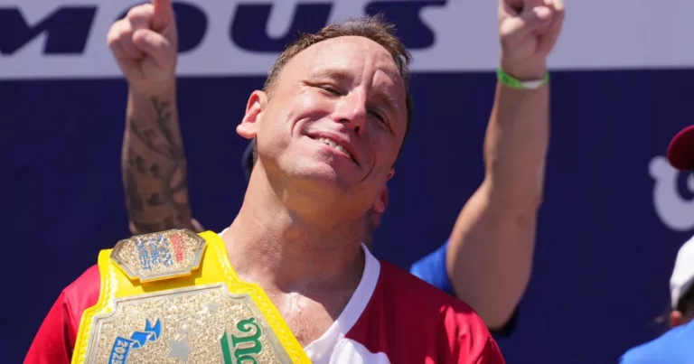 Joey Chestnut Triumphs at Nathans Hot Dog Eating Contest 2025