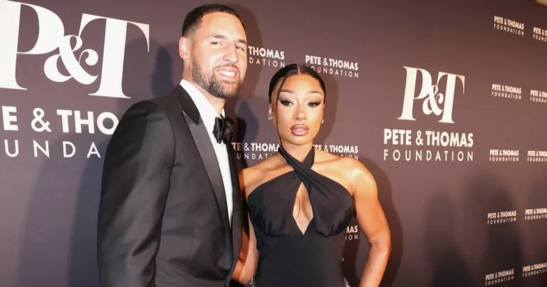 Klay Thompson and Megan Thee Stallion A Cute Gym Moment Together