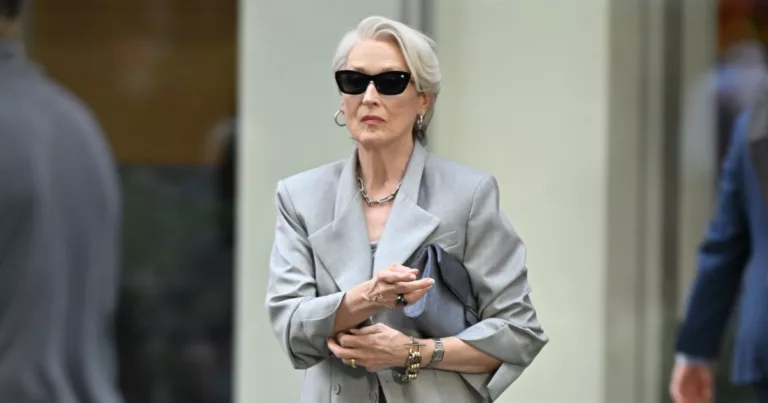 Meryl Streeps Chic Gray Blazer Look Is a MustHave for Fall