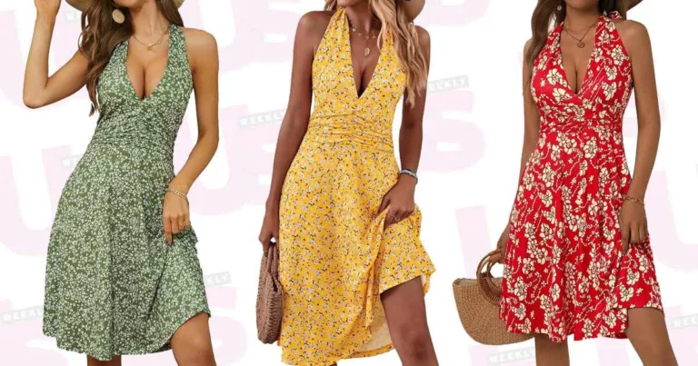 This Affordable Halter Dress is a MustHave for Women in Their 40s